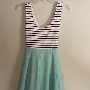 Fun, flowy, open back dress